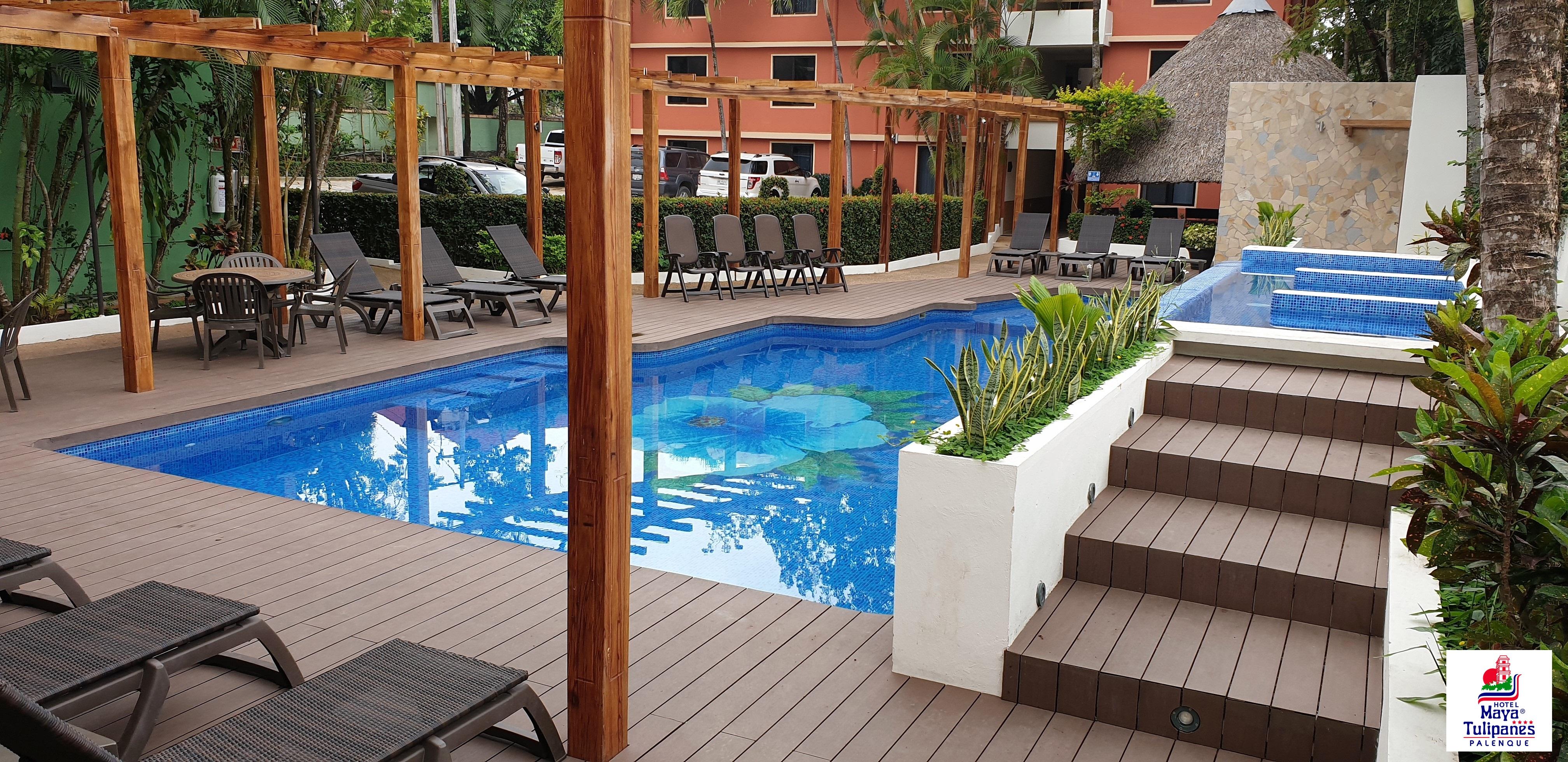 Hotel Maya Tulipanes 팔렝케 외부 사진